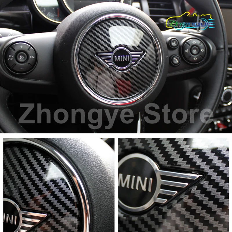 Housse Décorative Pour Volant De Voiture, Accessoires D'intérieur Pour Mini  One Cooper S Clubman F54 F55 F56 F57 F60 Countryman - Intérieur Moulures -  AliExpress