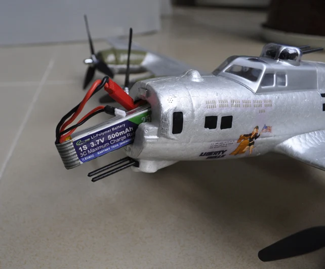 Версия RTF 6 каналов RC самолет B-17 летающая крепость с 6-осевым высокоточным гироскопом