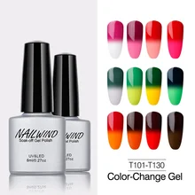 8 мл Лак для ногтей, меняющий температуру, Гель-лак для ногтей, отмачиваемый Гель-лак для ногтей, Полупостоянный гель-гель УФ светодиодный лак для ногтей