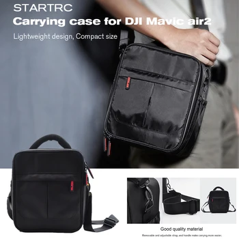 

Adjustable Strap Wear Resistant Charger Drone Battery Carrying Case Travel Nylon Controllers Single Shoulder For DJI Mavic Air 2