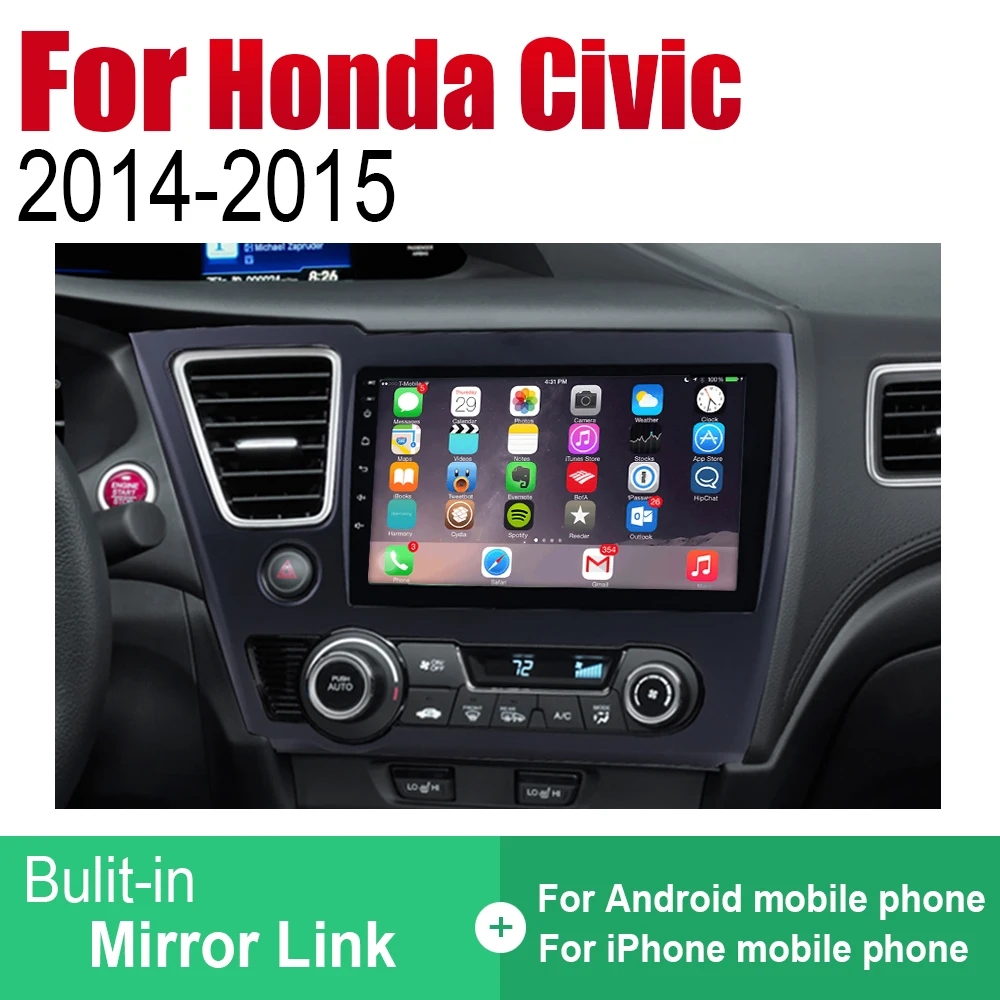 Top ZaiXi Android Car GPS Navi for Honda Civic 2014~2015 player Navigation WiFi Bluetooth Mulitmedia system audio stereo EQ 4 Top ZaiXi Android Car GPS Navi for Honda Civic 2014~2015 player Navigation WiFi Bluetooth Mulitmedia system audio stereo EQ 4