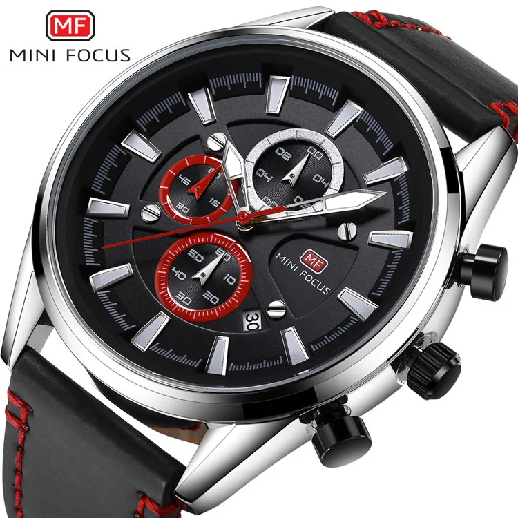

Mini FOCUS Fox MEN'S Watch Quartz Watch Hot Selling Leather Watch Strap Mf0083g