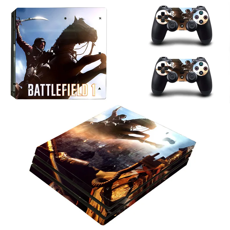 PS4 Pro Battlefield 1 наклейка PS 4 Play station 4 Pro виниловая наклейка s Pegatinas для playstation 4 Pro консоль и контроллер - Цвет: YSP4P-0856