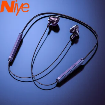 

Magnetic Wireless Bluetooth Earphone TWS Stereo Magnetic Earbuds Neckband Running Sports Earphones Earpiece with Microphone DD8