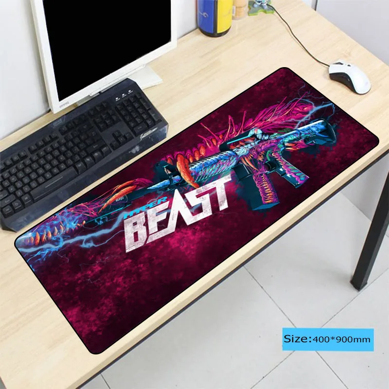  Counter Strike Large Gaming Mouse Pad Gamer Locking Edge Keyboard Mouse Mat Gaming Grande Mousepad 