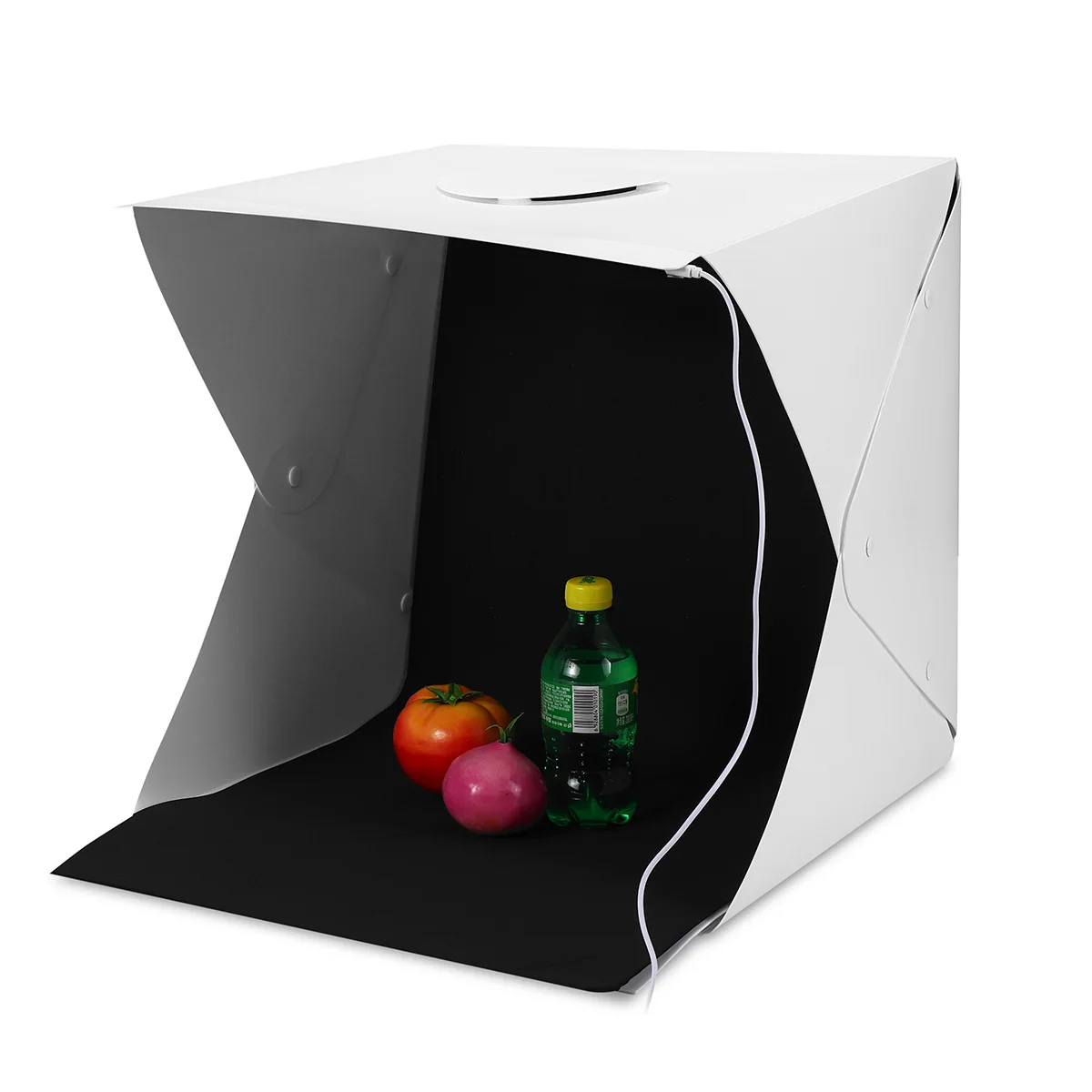 Economici Portatile Pieghevole Light Box Fotografia In Studio Softbox HA CONDOTTO LA Luce Soft Box Tenda Kit per il Telefono Della Macchina Fotografica Photo Sfondo
