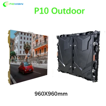 

Coreman p10 outdoor led cabinet screen die casting cabinet SMD 3535 full color rental slim outdoor p3.91 p4 p5 p6 p8 p10