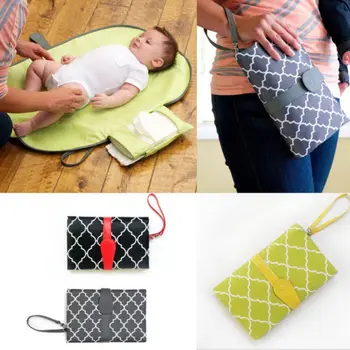 

2020 New Brand Hot Baby Portable Folding Diaper Changing Pad Waterproof Mat Bag Travel Storage Diaper Changing Pad 0-3T