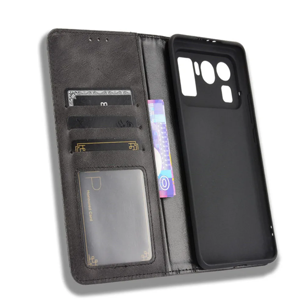 For Xiaomi Mi 11 Ultra Case Luxury Flip PU Leather Wallet Magnetic