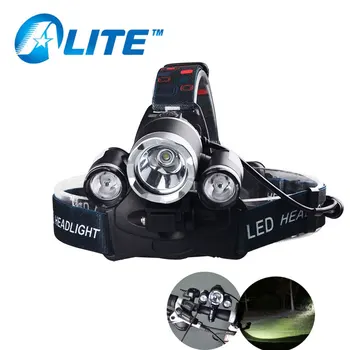 

TMWT Shakeproof Mountain R2 & T6 LED Bike Headlight Side Red Waring Light Bicycle LED Headlamp For camping and night riding