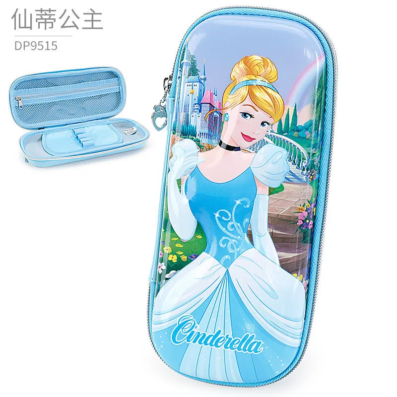 

Genuine Product Hot Sales Cartoon Pencil Case Fashion Young STUDENT'S Princess Pencil Case Stationery Box 3D Large-Volume Eva Wa