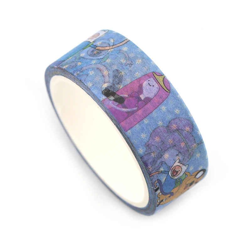 PC336 Adventure Time Декоративная Бумага васи лента DIY Скрапбукинг Маскировочные ленты школьные офисные принадлежности