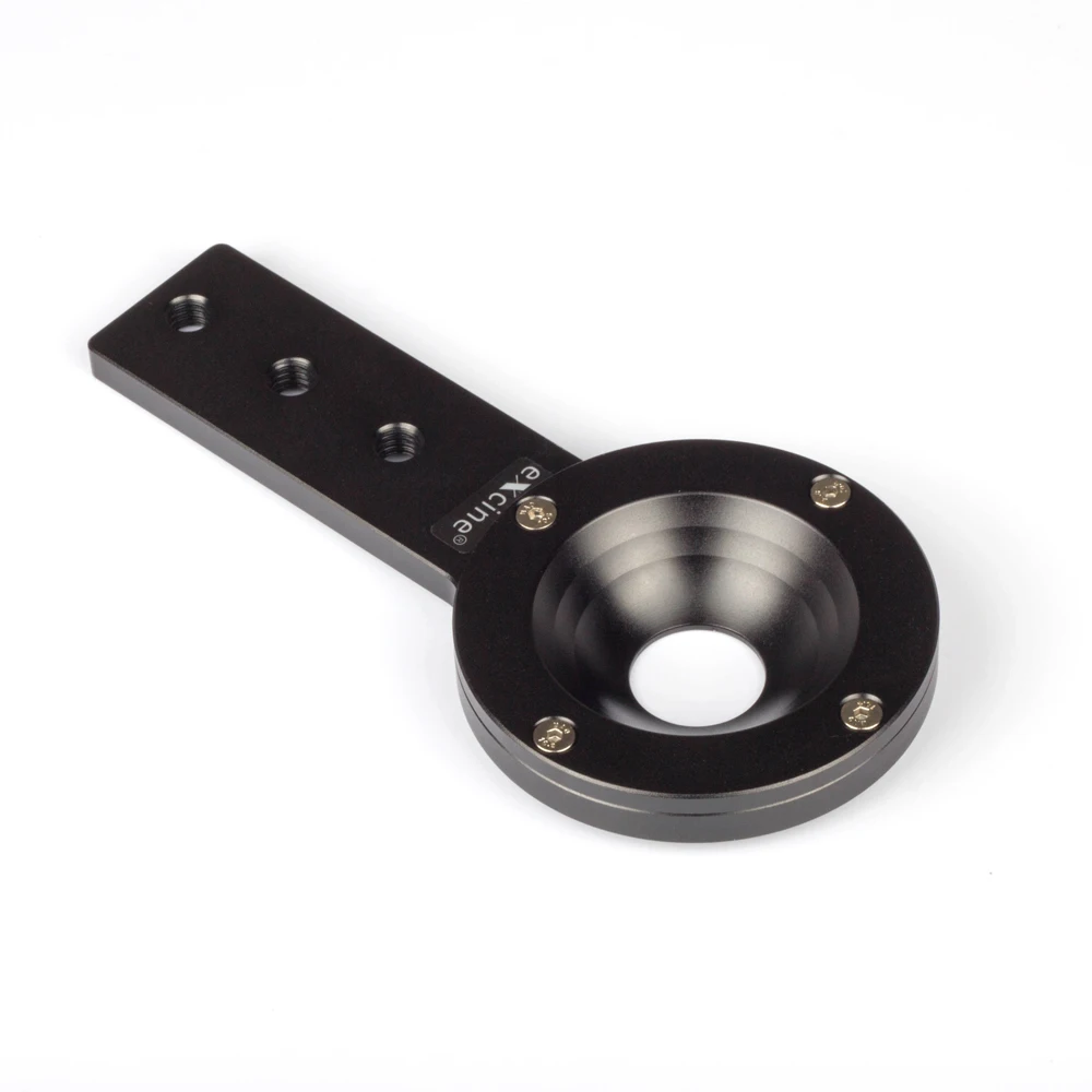 Adaptador Plano com Meia Bola 75 mm tipo Berço Conversor fr Vídeo Câmera Guindaste Tripé Fluido Trilho - Image 5