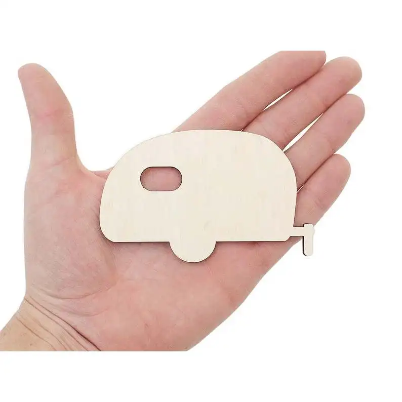 

Wooden Camper Trailer Cutout (10cm) Shape Cut Art Projects Craft Decoration Gift Decoupage Ornament 1000