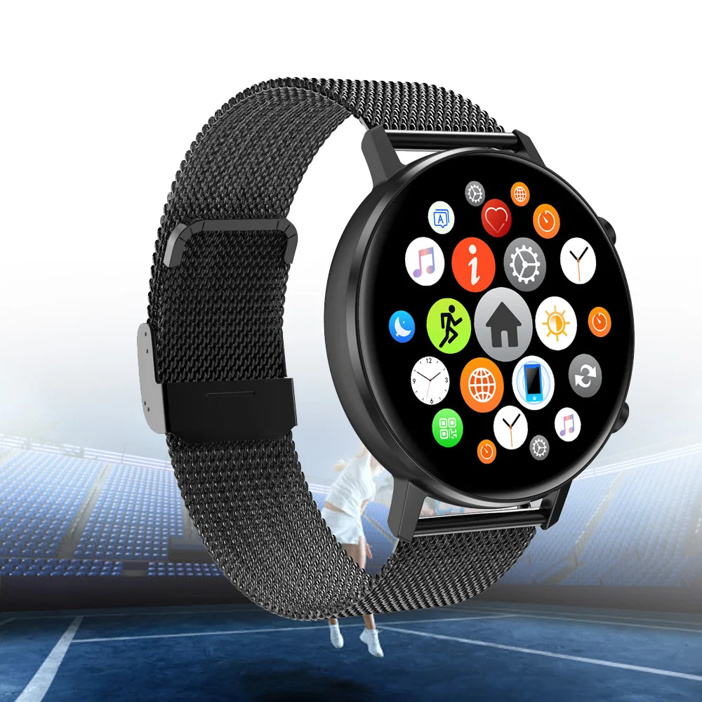 

New Sport Fitness Smart Watch Men Women IP68 Waterproof Full Round Touch Heart Rate Monitor Blood Pressure Monitor Smartwatch