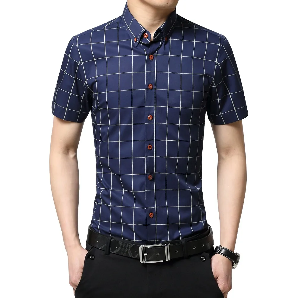 ZSBAYU Camisa De Vestir Con Botones A Rayas Verticales Para Hombre, Manga Larga, Casual, Cómodo, Ajuste Delgado, Elástico De Negocios, Solapa, Negro, L