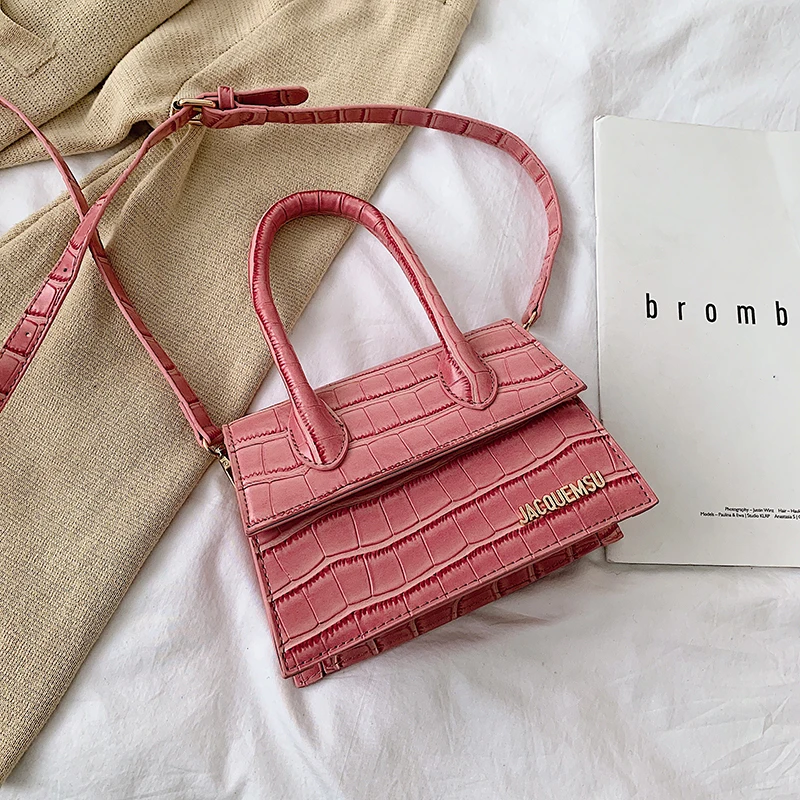 818 Big Pink Змеиная мини женская сумка от известного бренда, роскошные сумки для женщин, сумки через плечо, женские сумки-мессенджеры, маленькая сумка-тоут - Цвет: 818 Big Pink