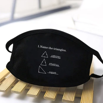 

Mathematical Formula Face Mask Breathable Dustproof Washable Masks Anti Haze Windproof interesting Tops Comfortable Soft Masks