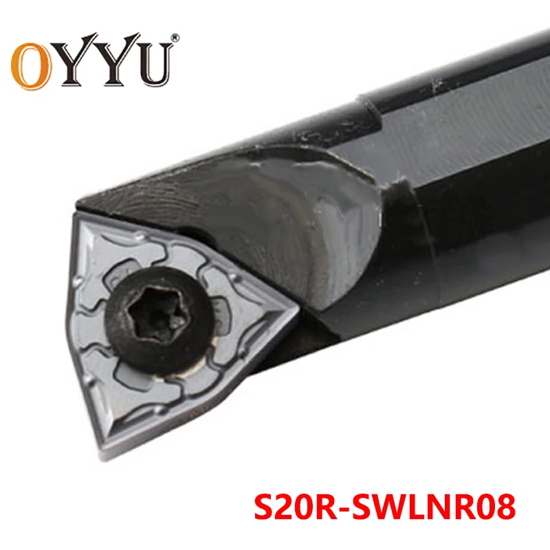 Oyu S20R-SWLNR08 внутренний токарный станок Режущий хвостовик инструмент держатель 20 мм