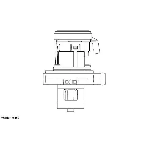 Клапан рециркуляции с прокладкой\ MB Sprinter 06 WAHLER 7610D
