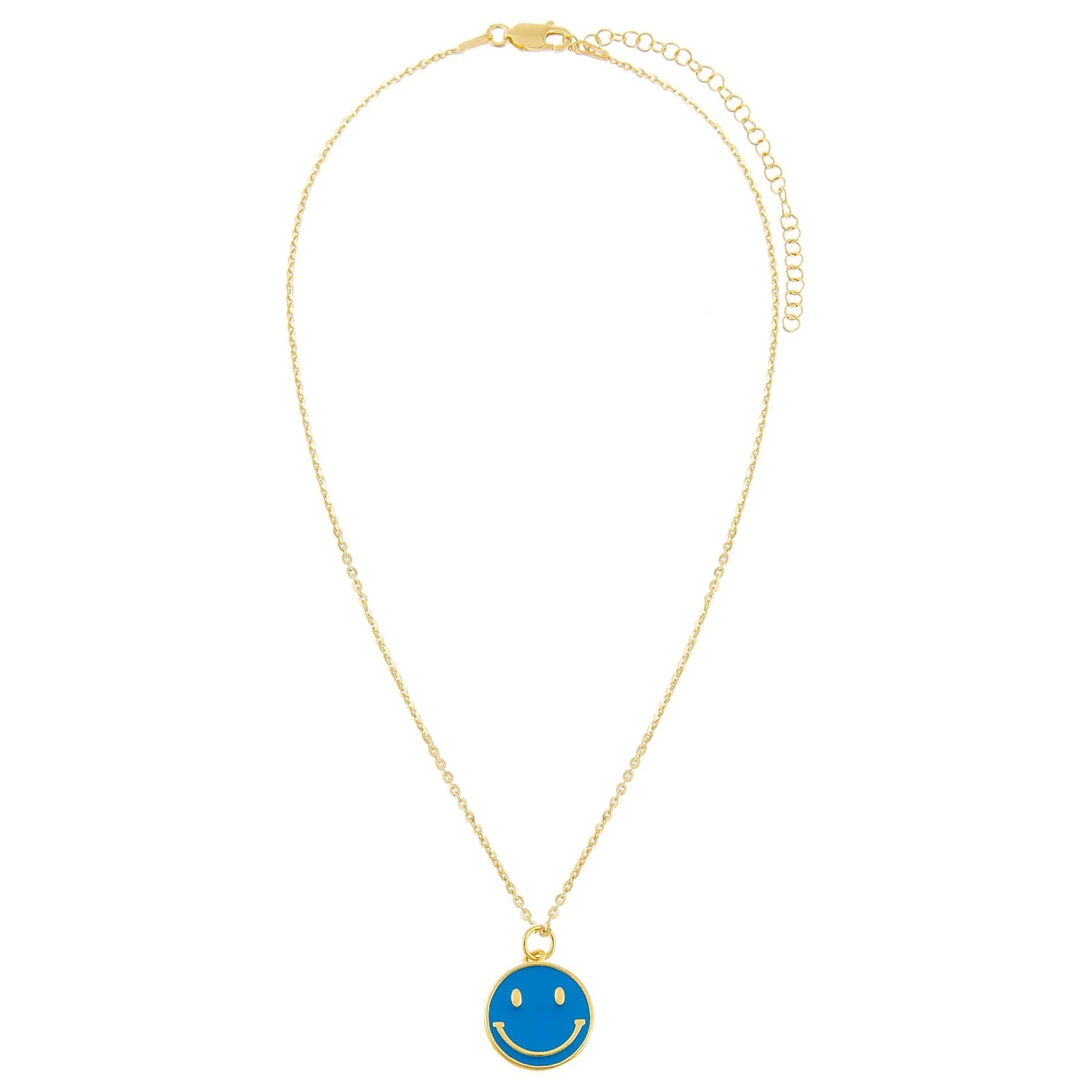 Gold-Blue-Smiley-Face-Necklace