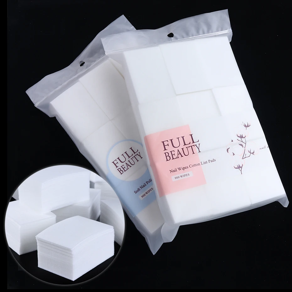 Lint-Free Wipes Napkins Nail Clean Paper Manicure Cotton Pad Eyelash Glue  Wipes UV Gel Nail Polish Remove Gel Pad Dust Powder - AliExpress