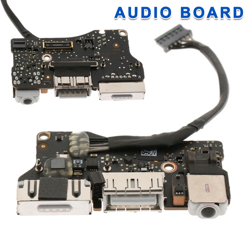 

DC Power Jack I/O Board Charging Port Flex Cable Connector for Macbook Air A1466 13 Inch WIF66