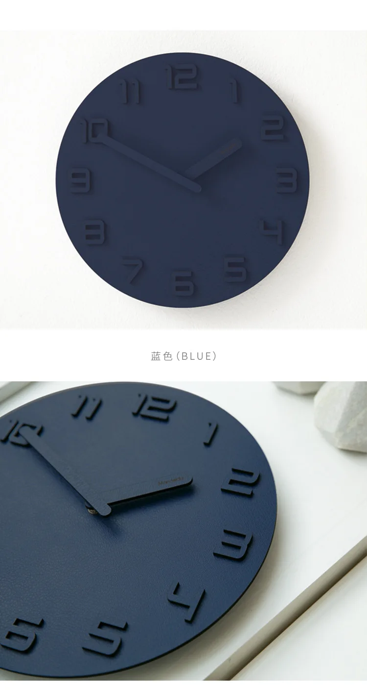 Nordic Luxury Wooden Wall Clock Simple Modern Design 3D Decoration for Living Room Wall Watch Unique Wood Clock for Home Decor
