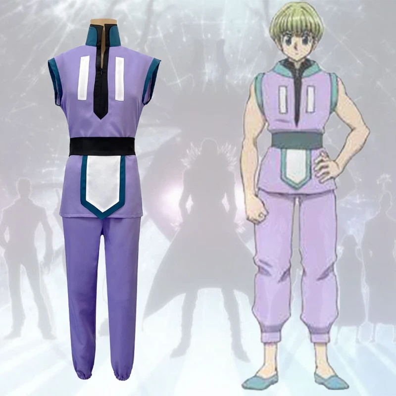 Костюм для косплея из аниме Hunter x Shalnark топ и штаны Хэллоуин Рождественская