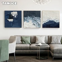 

Abstract Oil Painting Texture Wall Arts Nordic Canvas Prints Wall Painting Pictures Decorative Paintings for Living Room Bedroom