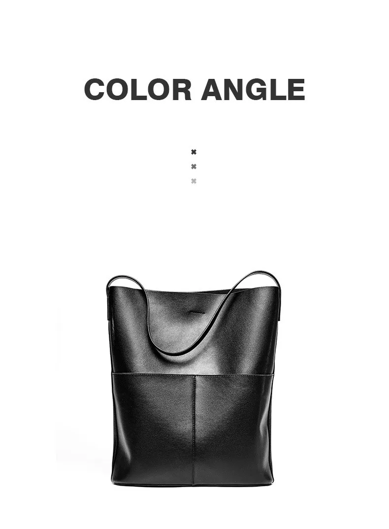 Новая женская сумка большой емкости женская сумка из натуральной кожи сумка-мешок хозяйственные сумки женские кожаные сумки через плечо сумка-тоут Повседневная