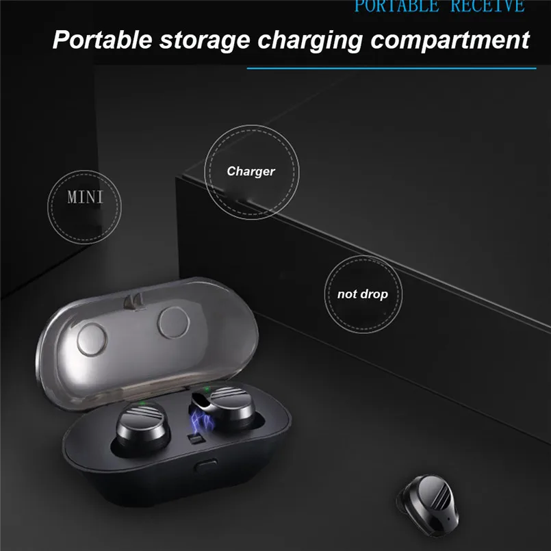 Мини беспроводные Bluetooth наушники спортивные TWS Bluetooth наушники 5,0 стерео водонепроницаемые наушники Audifonos Para Celular 40OCT9