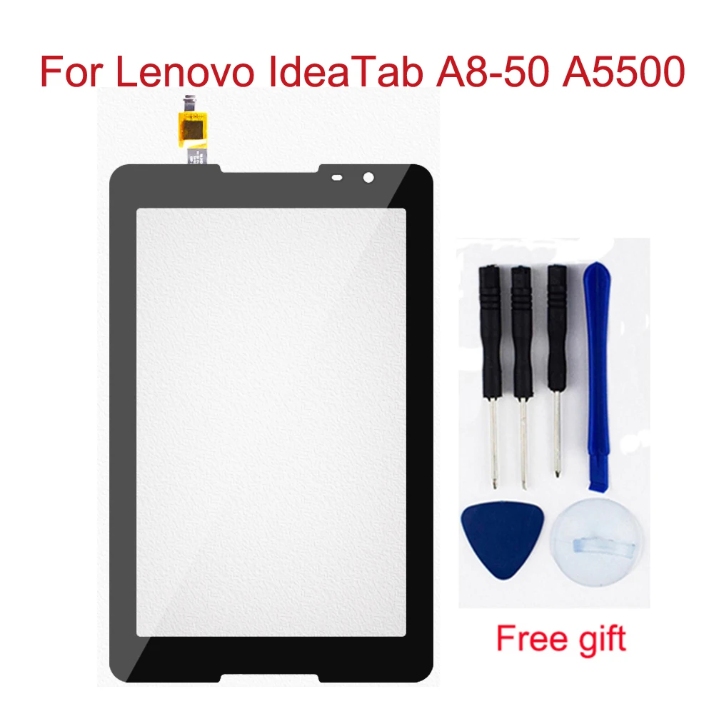 Для lenovo IdeaTab A8-50 A5500 A5500F A5500-H A5500-HV планшета Сенсорный экран Панель Сенсор Стекло Замена