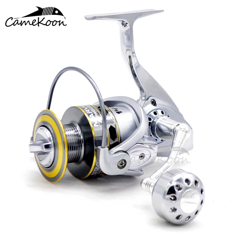 CAMEKOON BS Series Spinning Fishing 5.2:1 Gear Ratio Ultra Smooth Spin Carp Reel 