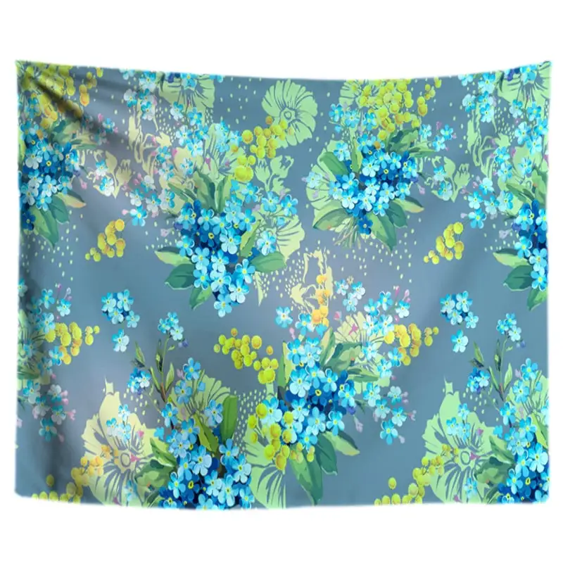 Anime Butterfly Tapestry Flowers Wall Hanging Living Room Wall Decoration Wall Tapestry Mandala Boho Hippie Psychedelic Home - Цвет: A9-023J