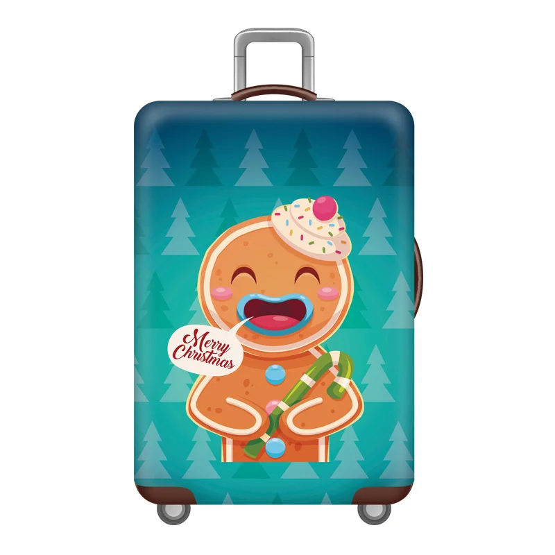 02 Luggage cover Утолщенный багажный чехол, эластичный багажный Защитный чехол для путешествий, чехол Чехол, подходит для 18-32 дюймов, чехол на колесиках - Цвет: 02 Luggage cover