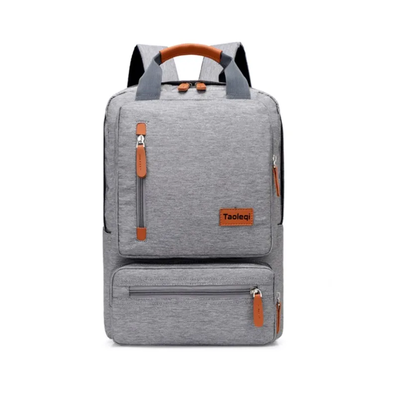 

Men's Business Computer Backpack Nylon Fabric 15.6 Inch Laptop Commuting Backpack Fashion Anti-Theft Businessman Trip Rucksack