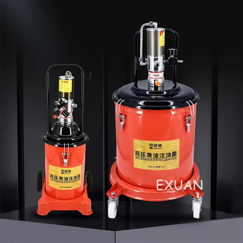 Pneumatic grease machine high pressure lubricator lubrication pump automatic grease barrel grease pump