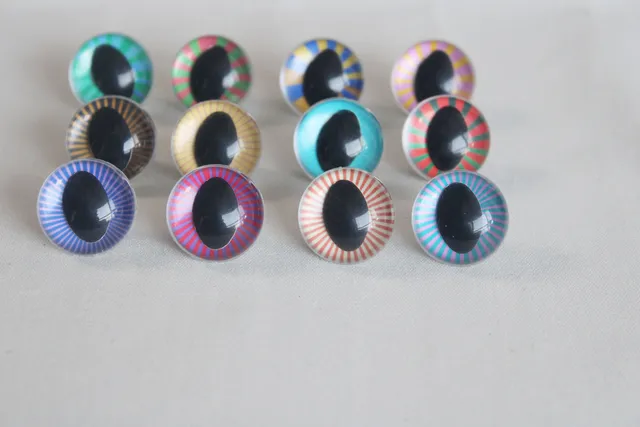 NEW LOVELY  EYES 20pcs 12mm 13 14 15 18 25mm  clear crystal safety toy cat eyes  +hand washer--color -size  option--X12B 3