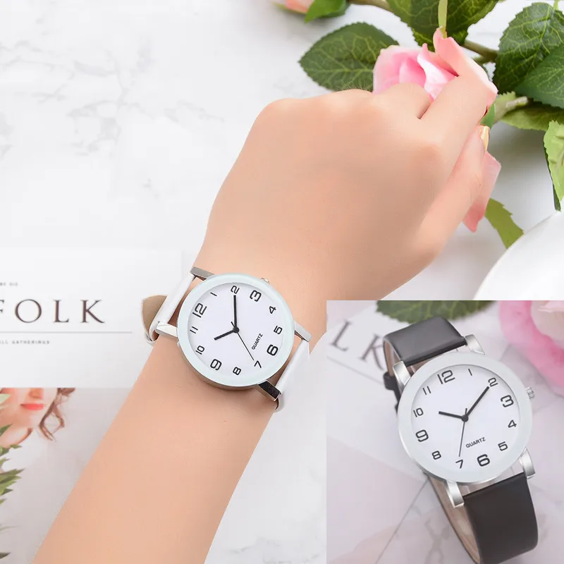 

Hot Quartz Watches For Women And Men Luxury White Bracelet Watches Ladies Dress Creative Clock Watches New Relojes Mujer