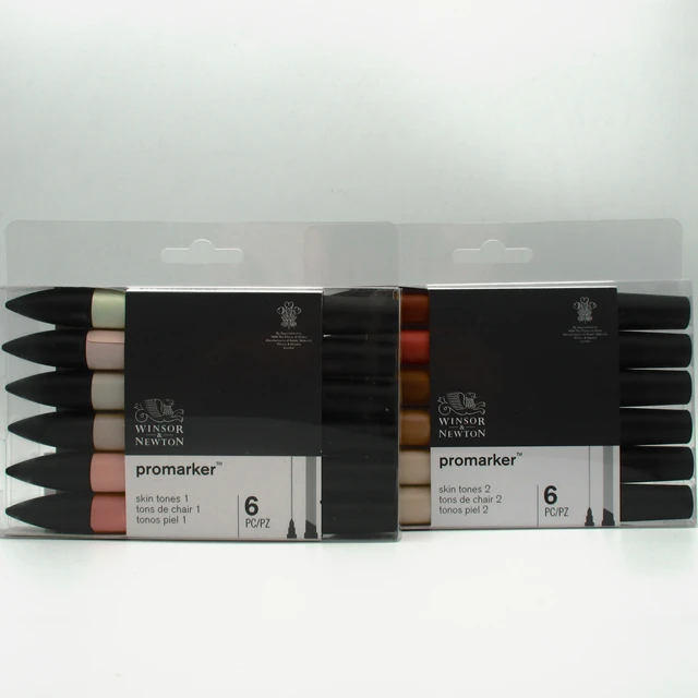 Winsor & Newton ProMarker - Skin Tones 2, Set of 6