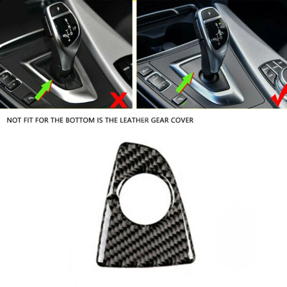 Carbon Fiber Gear Shift Panel Base Cover Trim For BMW 3 4 Series F30 F32 Easy To Install And Well Installed | Автомобили и