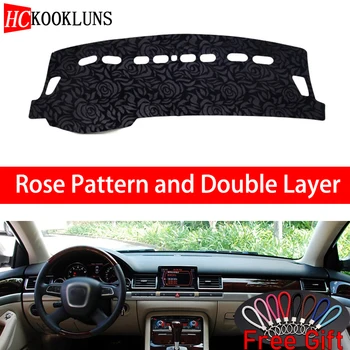 

Rose Pattern For AUDI A8 2004 2005 2006 2007 2008-2017 Dashboard Cover Car Stickers Car Decoration Car Accessories Car Decals
