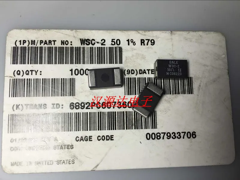 10 шт./лот WSC-2 50R 1% 50 Ом 4527 SMD резистор с проводной обмоткой 100% новый и оригинальный |