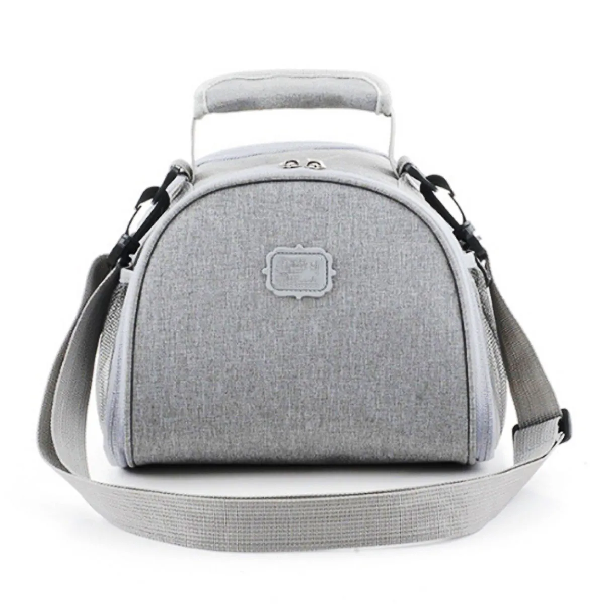 Водонепроницаемый Оксфордский обед коробки сумка, сумка на плечо, сумка для Портативный Термальность кулер Термосумка для пищи Еда для пикника для хранения сумки для ланча - Цвет: Серый