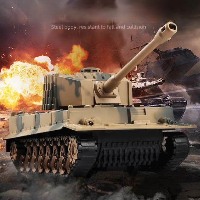 2021 RC Tank Battle Launch Cross-Country Tracked Remote Control Vehicle crawler world of tanks Kit Hobby Boy Toys for Kids 4