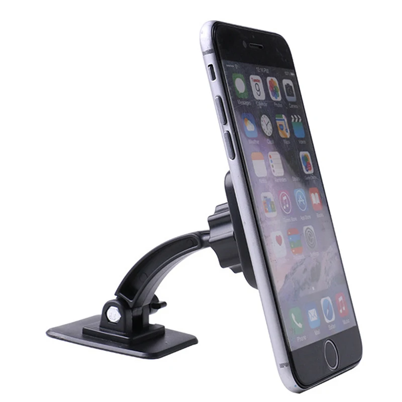 mobile phone holder Car Mobile Phone Holder Universal 360 Degree Rotating Adjustable Paste Magnet Stand Bracket Car Holder Below 6 Inches Phones bedside phone holder