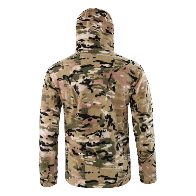 ESDY мужские уличные зимние военные тактические куртки флисовые термокамуфляжные куртки с подогревом альпинистские лыжные тренировочные куртки