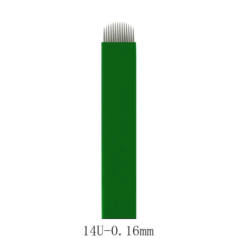 0.16mm Microblading Needles lamina para tebori u nano Permanent Makeup Eyebrow Tattoo Eyebrow Disposable Microblading Blades