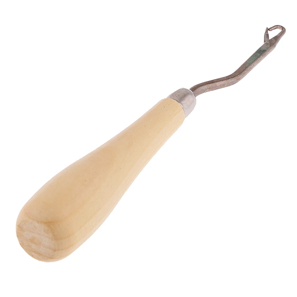 Wooden Latch Crochet Needle Hooks for Making Hand Manufacture Rugs Carpet Blanket